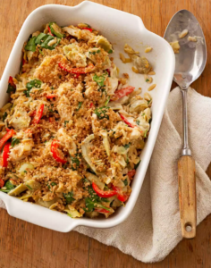 SPINACH ARTICHOKE CASSEROLE SUPPER