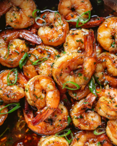 HONEY GARLIC SHRIMP SUPPER