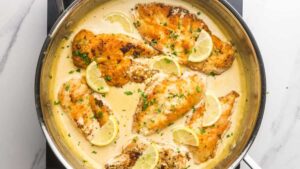 LEMON CHICKEN SUPPER