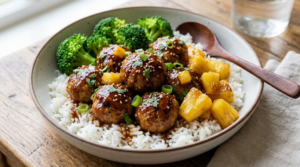 TERIYAKI CHICKEN MEATBALL SUPPER NEW!